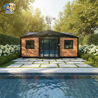 Maisons modulaires en acier personnalisables de 20 et 40 pieds avec panneaux sandwich, bureaux préfabriqués et unités mobiles de micro-maisons