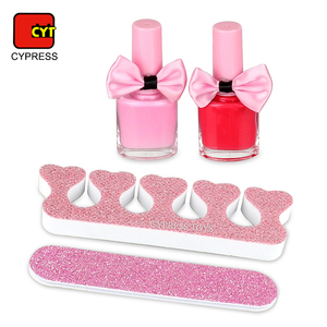 DIY Juguetes Little Princess Cute pink Mermaid Eye Shadow Nail Polish Beauty Cosmetic Set Pretend Play House Toys for Girls - Product Image 3