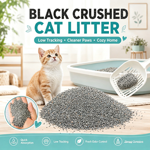 Factory Custom Low Dust Broken Cat Sand Fast Strong Clumping Easy Clean <b>Odor</b> Control Bentonite Cat Litter - Product Image 1