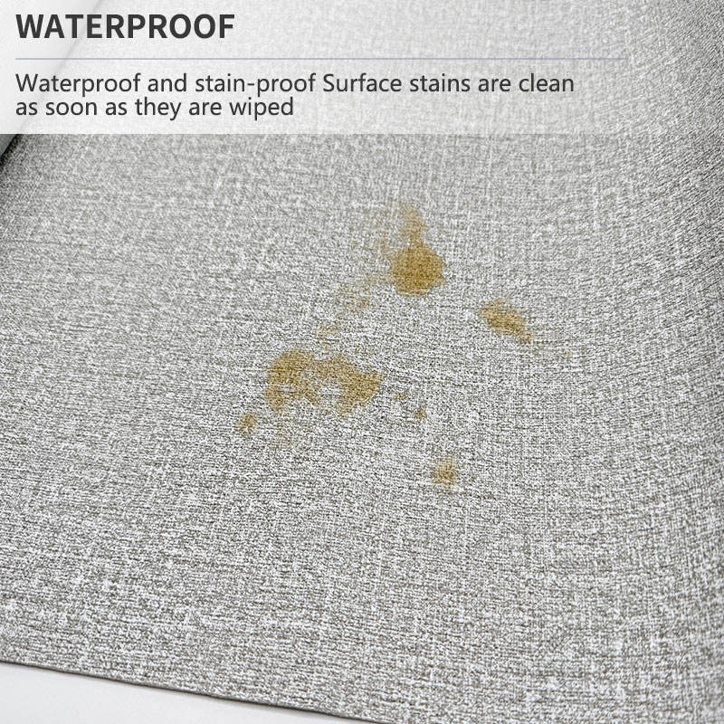 Eco-Friendly Linen Texture Foam Wall Decor Peel and Stick Removable for ...