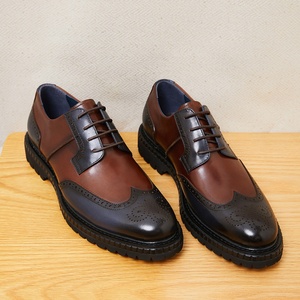 Zapatos de Hombre de Cuero Italiano con Cordones, Calzado Formal Hecho a Mano, Zapatos de Boda de Alta Calidad al por Mayor - Product Image 5