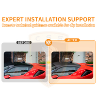 Panneau de toit en fibre de carbone sèche de style OEM pour Ferrari SF90 Stradale Spider, garniture extérieure de toit