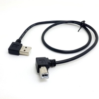Câble USB 2.0 de type A vers micro USB B mâle de haute qualité, à charge rapide, avec conducteur en cuivre étamé, gaine en PVC pour ordinateur et imprimante