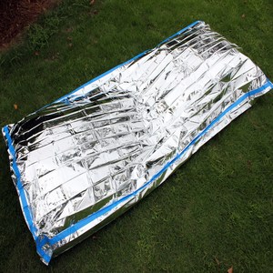 Emergency Aluminum Foil <b>Blanket</b> 1 Person Reflective Thermal Sleeping Bag <b>Waterproof</b> Outdoor Survival Gear - Product Image 1