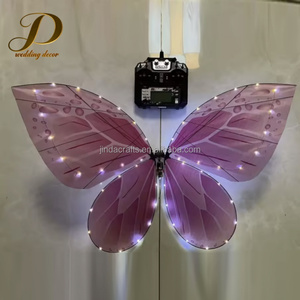 JINDA Hochzeits-Indoor-LED Bionische Schmetterlinge Ferngesteuerte Flatternde Drohnen für Hochzeits- und Musikfestival-Dekorationen - Product Image 2