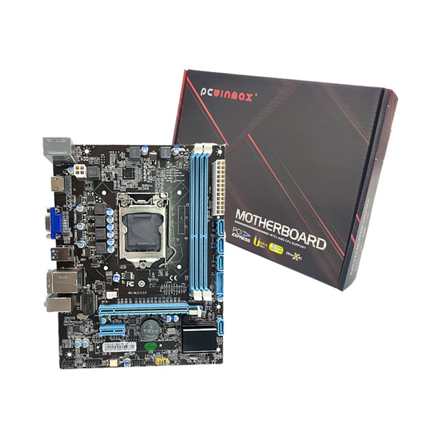 PCWINMAX H61 Micro ATX Gaming Motherboard Socket LGA 1155 Support I3 I5 I7 Core Dual Channel DDR3 H61 Mainboard