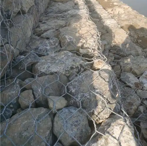 Caisse <span class=keywords><strong>gabion</strong></span> Chuangdi en treillis soudé galvanisé à chaud - 2m x 1m x 1m - Cage en pierre pour mur de soutènement - Product Image 5