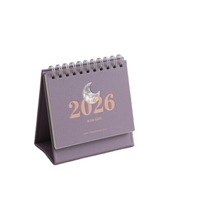 Biểu Tượng Tùy Chỉnh Sinh Thái Thân Thiện Với Giấy Đứng Lật Bảng Lịch Đồng Hồ Quảng Cáo Khuyến Mại Đôi Cuộn Dây Ràng Buộc Tùy Chỉnh Kích Thước Văn Phòng - Product Image 1