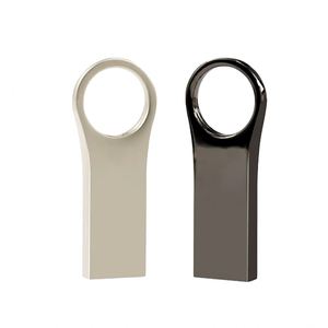 Memoria USB Metálica Delgada con Lazo Grande, de 2 a 256 GB, con Logotipo Personalizado, Portátil, con Anillo para Llavero, Resistente al Agua - Product Image 1