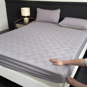 <span class=keywords><strong>Housse</strong></span> de <span class=keywords><strong>matelas</strong></span> matelassée <span class=keywords><strong>imperméable</strong></span> et hypoallergénique anti-punaises de lit, et ensemble de <span class=keywords><strong>protège</strong></span>-housses de <span class=keywords><strong>matelas</strong></span> et de taies d'oreiller - Product Image 4