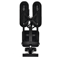Machine d'étirement des jambes BunnyHi TBXL012 en acier et PU avec une capacité de 200 kg, équipement de fitness pliable pour l'exercice des jambes et le yoga