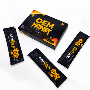 ผู้ผลิตน้ำผึ้งป่าแท้ธรรมชาติ พร้อมรับผลิตแบบ OEM ตามสั่ง ผสมและบรรจุภัณฑ์ที่เหมาะสำหรับผู้ใหญ่ - Product Image 4
