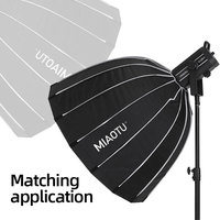 KAZHI 35 pouces Portable softbox kit d'éclairage photographique avec diffuseurs adapté à la lumière de studio photo professionnel