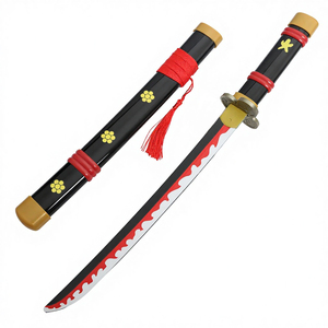 Vente Flash Prix Usine Mini <span class=keywords><strong>Katana</strong></span> en Plastique ABS <span class=keywords><strong>de</strong></span> 42 cm, Épée <span class=keywords><strong>de</strong></span> Jouet Anime <span class=keywords><strong>Zoro</strong></span> pour Cosplay, 0,15 kg - Product Image 3