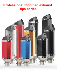Vente en gros général Système d'échappement <span class=keywords><strong>moto</strong></span> 370mm Diamètre intérieur modifié 51mm Silencieux d'échappement Tuyau d'échappement motocross - Product Image 2