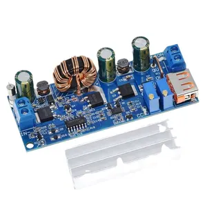 Convertidor de aumento de CC de 2-24v a 3-30v, 4A, 80w, CC, módulo de alimentación regulada ajustable, fuente de alimentación de 3,7 V, 6V, 9V, 12V con USB