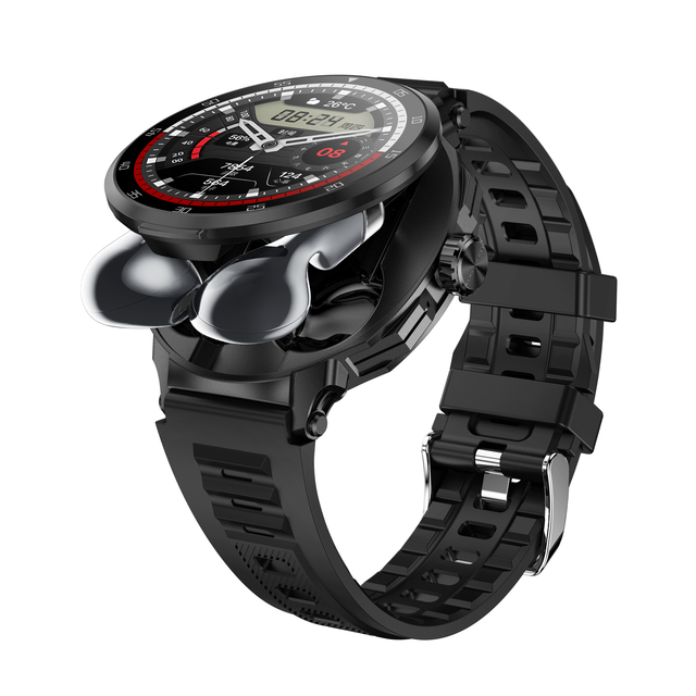 Hot Sales 2-in-1 Smart Bracelet with TWS Earbuds Fitness Sleep Tracker Touch Control Sports Health Monitoring Smart Watch D11