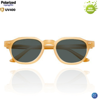 Lunettes de soleil uniques de créateur, lunettes de soleil en écaille de tortue, lunettes de soleil d'affaires, lunettes de soleil en acétate Mazzucchelli, polarisées, protection UV