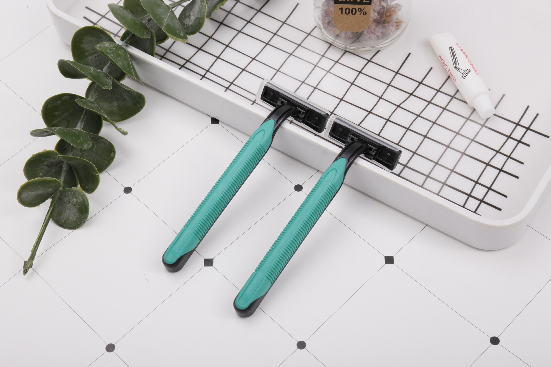 Hoja de acero al carbono verde-007