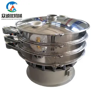 Powder Vibrating Sieve 304 Stainless Steel Round Vibrating Screen Vibrating Sieve Machine Hemp Seed Separation Sieve Machine