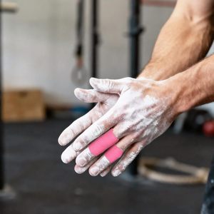 Pita Perekat Jari Kapas Pink Xingda Custom Panjang 10m, Perekat Kuat, Bernapas, untuk Jari Tangan, Jari Kaki, Panjat Tebing - Product Image 5
