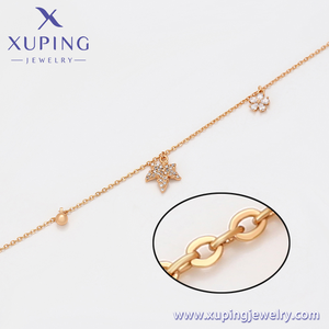 XUPING Fabricantes de joyería Venta al por mayor Señoras Moda Chapado en oro Cobre Joyería Brazaletes Pulseras para mujeres - Product Image 3