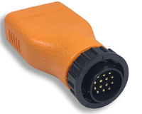 Linkyou Komplettes OBD2-LKW-Adapter-Set 10-teilig Schwerlast-Diesel-Verbindungskabel WiFi USB-Konnektivität Diagnose