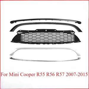 StarNav 51132751040 สำหรับมินิคูเปอร์ R55 R56 R57 ปี 2007 2009-2011-2015 ตะแกรงกระจังหน้าส่วนบน ชุดแต่งกันชนหน้า ฝากระโปรงหน้า ชุดแต่งตัวถัง - Product Image 3
