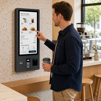 Terminal de point de vente tactile 24/32 pouces, kiosque de paiement Android, machine de libre-service avec imprimante, mural ou sur pied, pour restaurants et commerces de détail