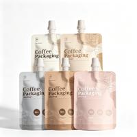 Sachets souples personnalisés YSH avec bec verseur et buse pour café, liquides et boissons – Petits sachets à bec verseur