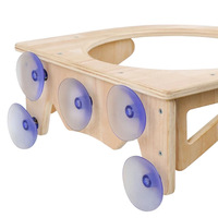 Lit pour chat en bois massif écologique Capsule spatiale transparente conception fenêtre ventouses non perforées nid universel suspendu