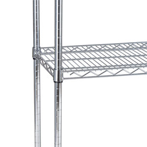 Estantería de alambre cromado ajustable de 4 estantes, almacenamiento de Metal multifuncional para garaje, baño, <span class=keywords><strong>armario</strong></span>, lavadero o cocina - Product Image 6