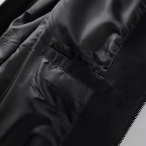 Veste en tricot H205 Hip Hop pour moto, unisexe, coupe ample, fermeture éclair courte, logo sur le devant - Product Image 5