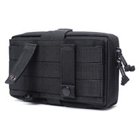 Trousse de premiers soins médicale tactique 1000D Vintage pochette Molle d'urgence en nylon déchirable pour les voyages en plein air survie étanche à l'eau