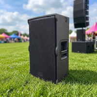 TT 25-A II Enceinte active bidirectionnelle de 15 pouces à haut rendement pour utilisation mobile par les groupes de musique, enceinte amplifiée pour tournée