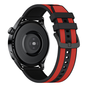BEEFLYPOWER Correas de Reloj de Silicona de Goma de 20 mm 22 mm, Nuevo Diseño, para Relojes Huawei GT <span class=keywords><strong>2</strong></span> 3 4, Repuesto - Product Image 1