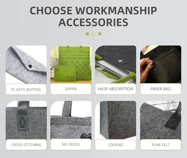 Modern Novel Design Felt Shopping Bag Felt Gift Bag Felt Bag Shopping