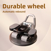 Rouleau abdominal automatique à six roues pour hommes et femmes, entraîneur de abdominaux pour un six-pack, rouleau de fitness pour le renforcement du ventre JFL04-01
