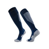 Chaussettes de football longues rembourrées en tissu éponge pour joueurs, chaussettes de sport pour baseball et soccer pour enfants, adultes et hommes