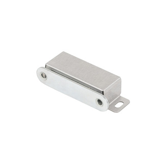 Stainless Steel Magnetic <b>Door</b> <b>Catch</b> Cabinet <b>Door</b> Opener Wardrobe Magnetic Latch Brushed Minimalist Design - Product Image 2