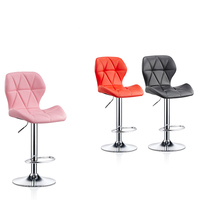 Tabouret de Bar en cuir PU, chaise à dossier, 1 pièce, mobilier de Bar, Restaurant moderne, européens, offre spéciale, 2021