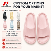 Sandalias de EVA al por Mayor con Logotipo Personalizado Impreso con UV, Pantuflas Ligeras de una Pieza para Hombre y Mujer, para Playa, Piscina y Ducha