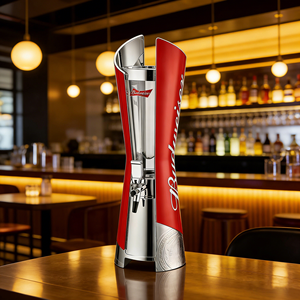 Distributeur de bière <span class=keywords><strong>Bud</strong></span> Light personnalisé de 3 litres, écologique, avec lumières LED et tube à glace - Product Image 6