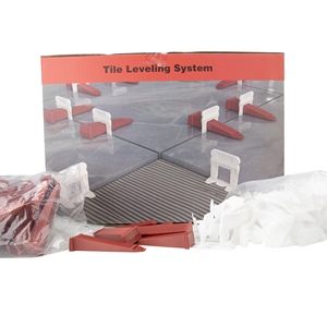 Système de nivellement de <span class=keywords><strong>carrelage</strong></span> en plastique 100 pièces Clips d'espacement de nivellement et 100 pièces <span class=keywords><strong>Kit</strong></span> d'outils de <span class=keywords><strong>carrelage</strong></span> réutilisables pour sol de salle de bain - Product Image 5