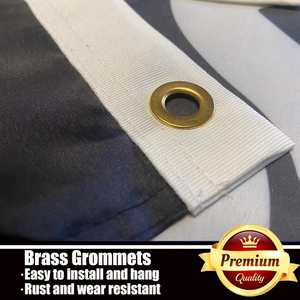 Drapeau de la nation No Shoes 3x5 pour extérieur, double face, 3 plis, couleurs vives, résistant à l'usure, coutures renforcées, polyester durable 2 - Product Image 6
