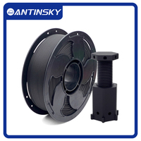Filamento de Impresora 3D Antinsky PLA CF de Fibra de Carbono Resistente, Alta Tenacidad, Alta Resistencia, Plástico Reforzado 100% Virgen, 1.75mm