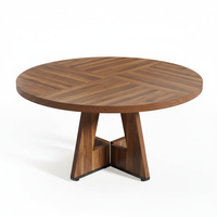 Table à manger carrée en bois pour cuisine, restaurant, café, salle à manger