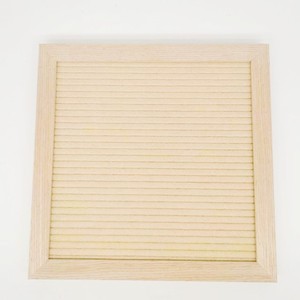 Cảm thấy bảng thư 10x10 inch gỗ vuông màu be bảng tin cho trang trí nhà - Product Image 1