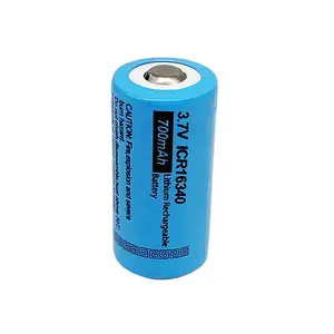 ICR16340 700 Mah Lithium Ion Batterij Oplaadbare RCR123A Batterij Voor Camera, Laser Vizierinrichting, Smart Deurslot