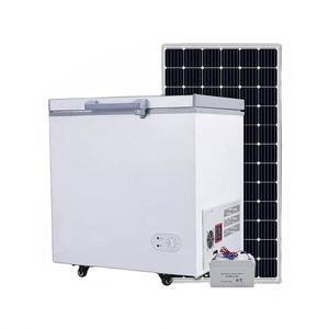 Réfrigérateur-congélateur solaire 12V 24V pour usage domestique, alimenté par l'énergie solaire, fonctionnant à l'énergie solaire - Product Image 4